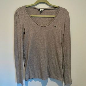 Lacoste Long Sleeve Grey Shirt